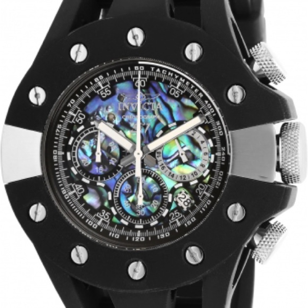 NWOT Invicta Silver Chronograph Watch